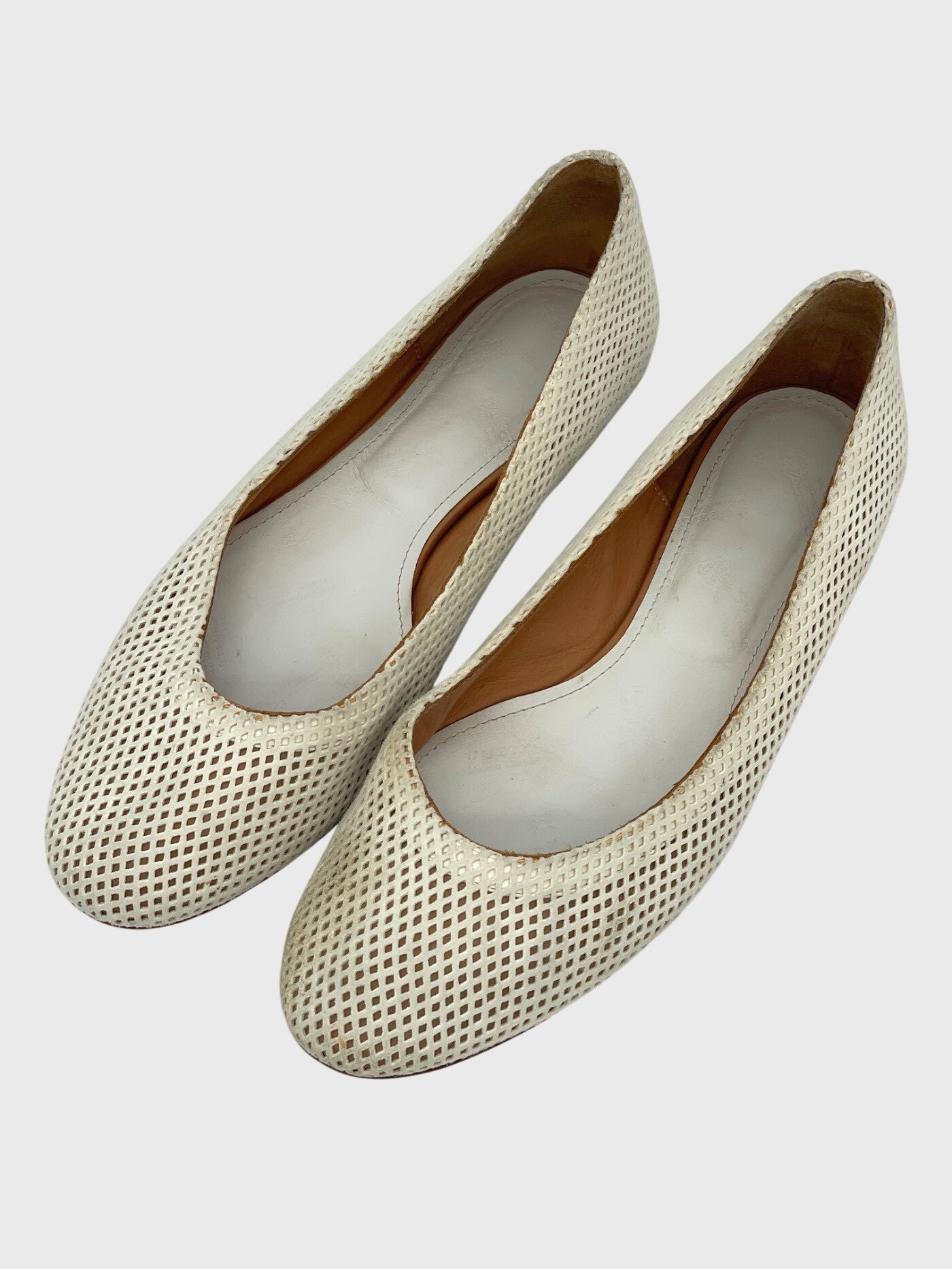 Maison Margiela Mesh Ballerina EU 38.5 Weiß - Image 3