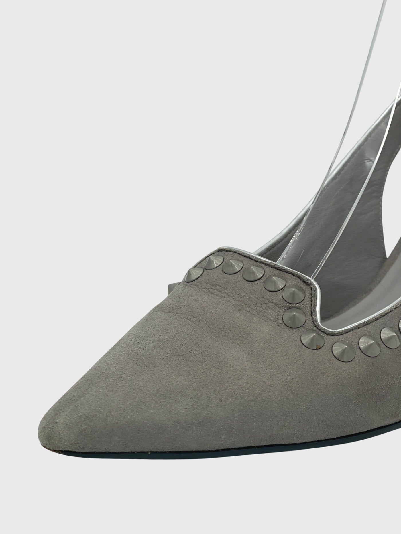 Kennel & Schmenger Studded Suede Slingback EU 37.5 Grau