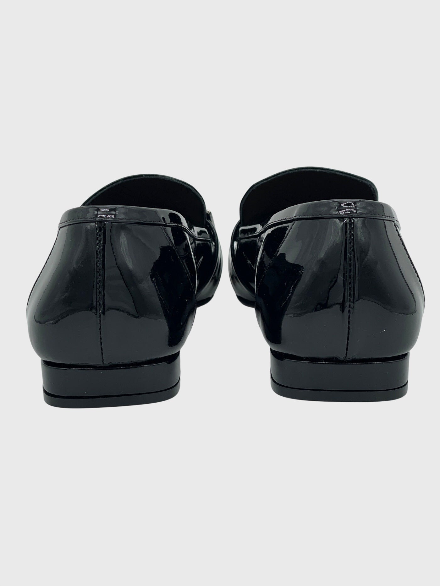 Sergio Rossi Lackleder Loafer EU 38.5 Schwarz