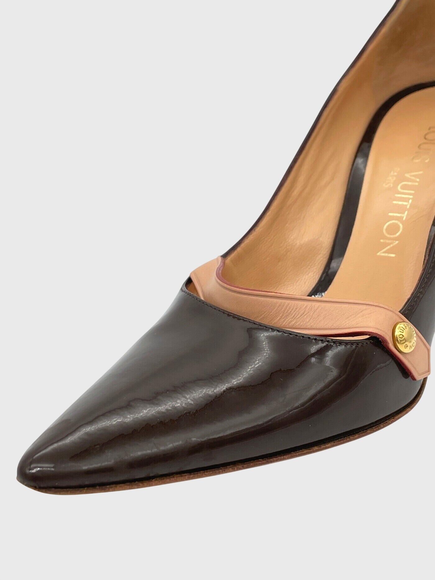 Louis Vuitton Leather Pump EU 35 Braun - Image 7
