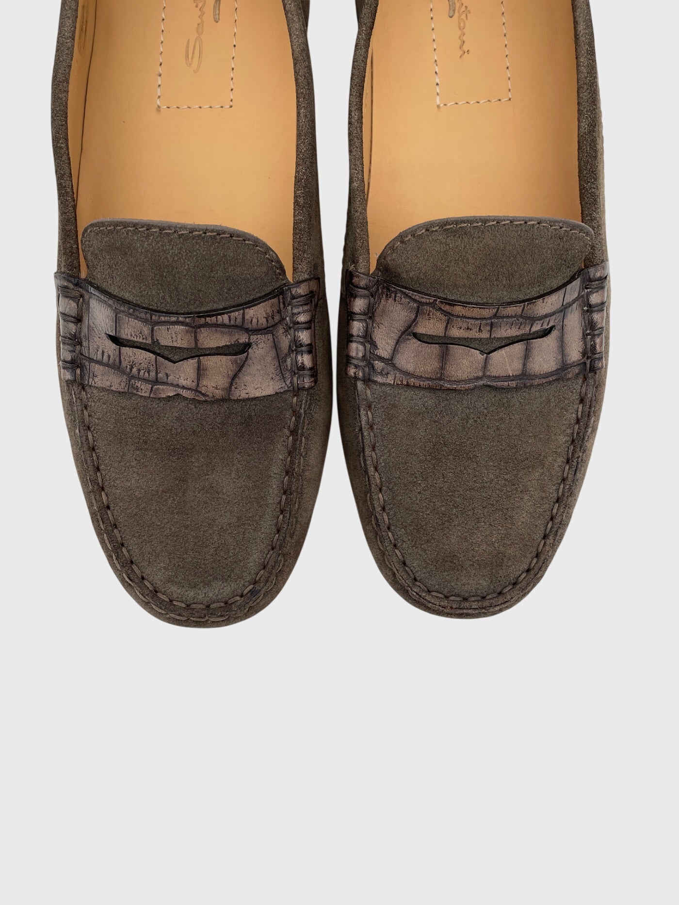 Santoni WBBB53512 Mokassin EU 41 Braun