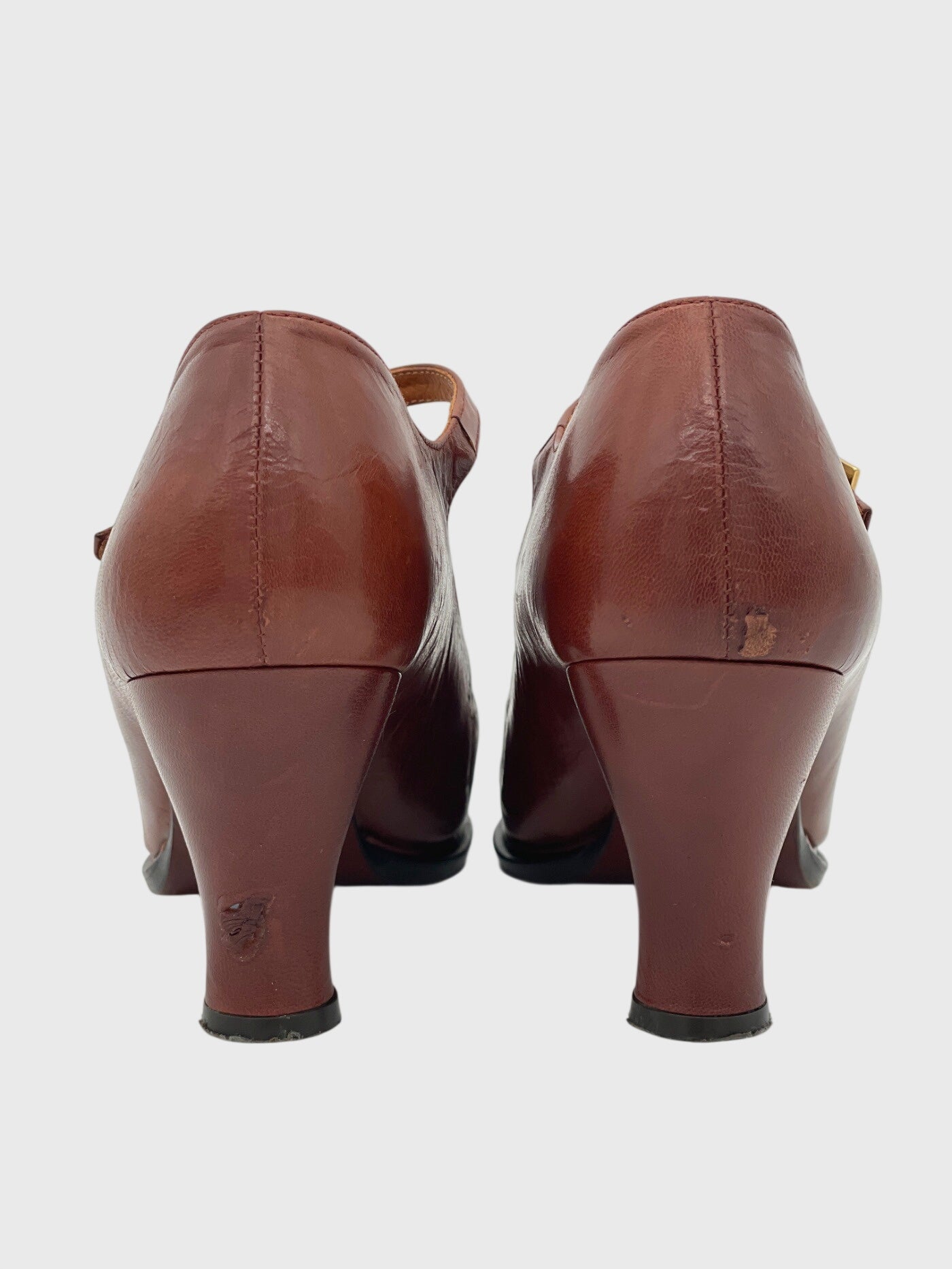 Chie Mihara Dutifi T-Strap Style Pump EU 39 Braun