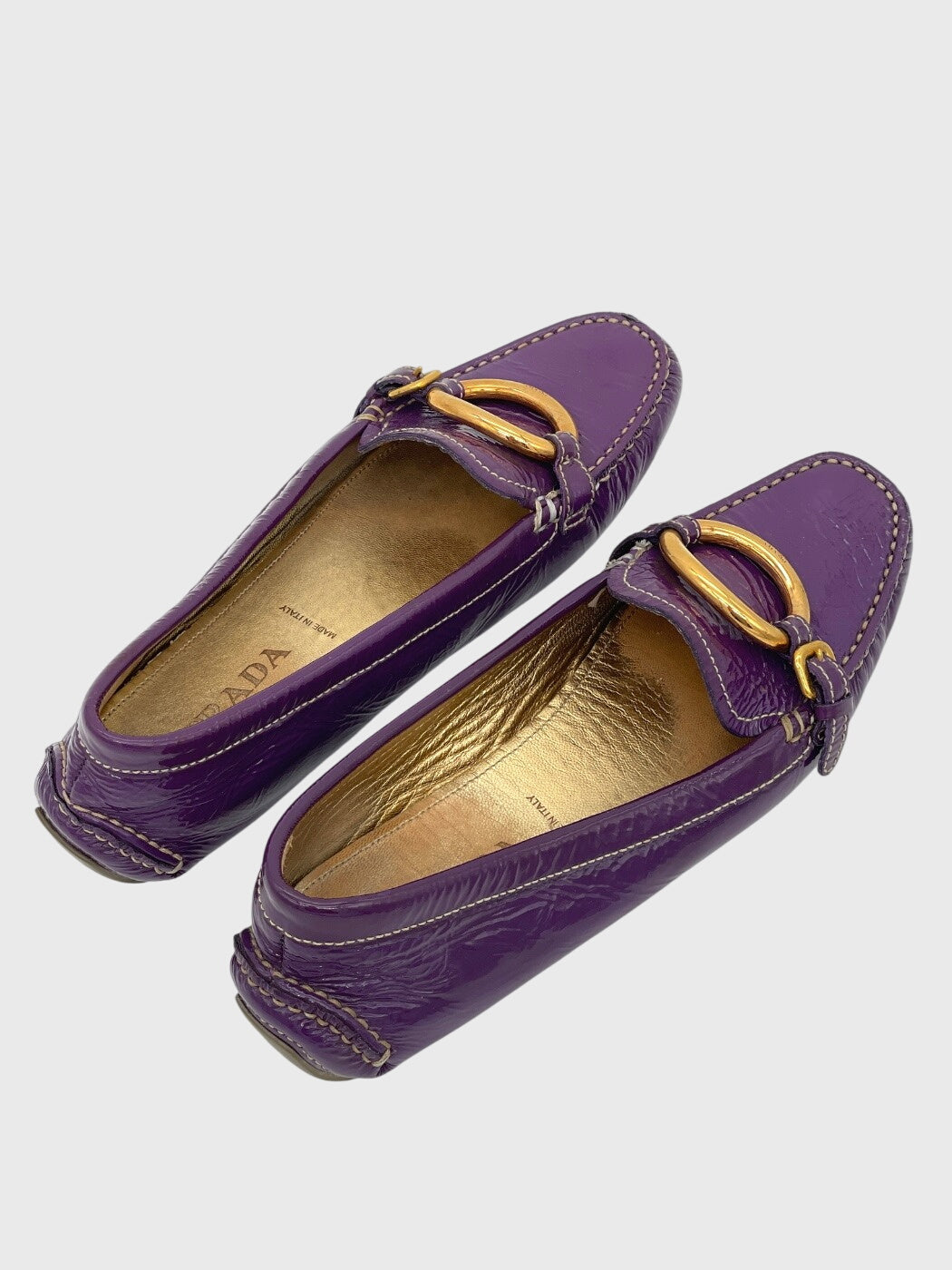 Prada Vernice Loafer EU 37 Lila