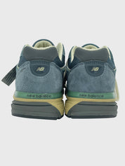 New Balance x AURALEE 990v4 MiUSA Low Top Sneaker EU 43 Blau