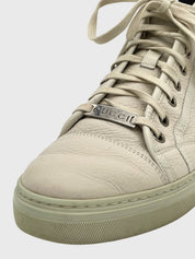 Gucci Miro Soft High Top Sneaker EU 40 Beige