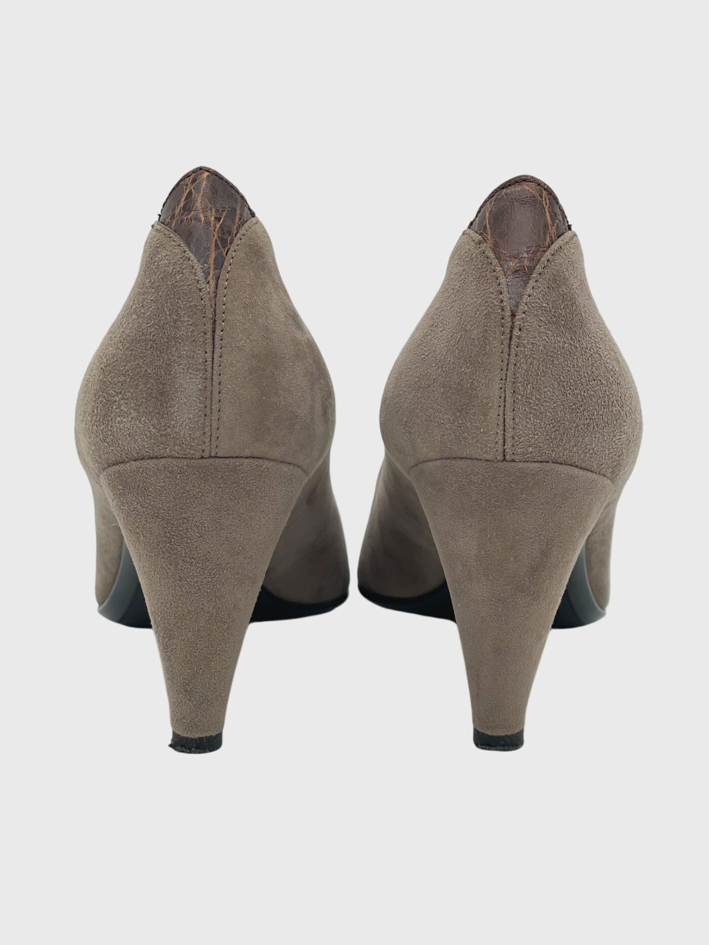 Jil Sander Suede Pump EU 39 Braun