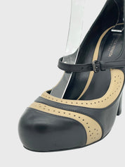 Bottega Veneta Mary Jane Brogue Pump EU 36.5 Mehrfarbig