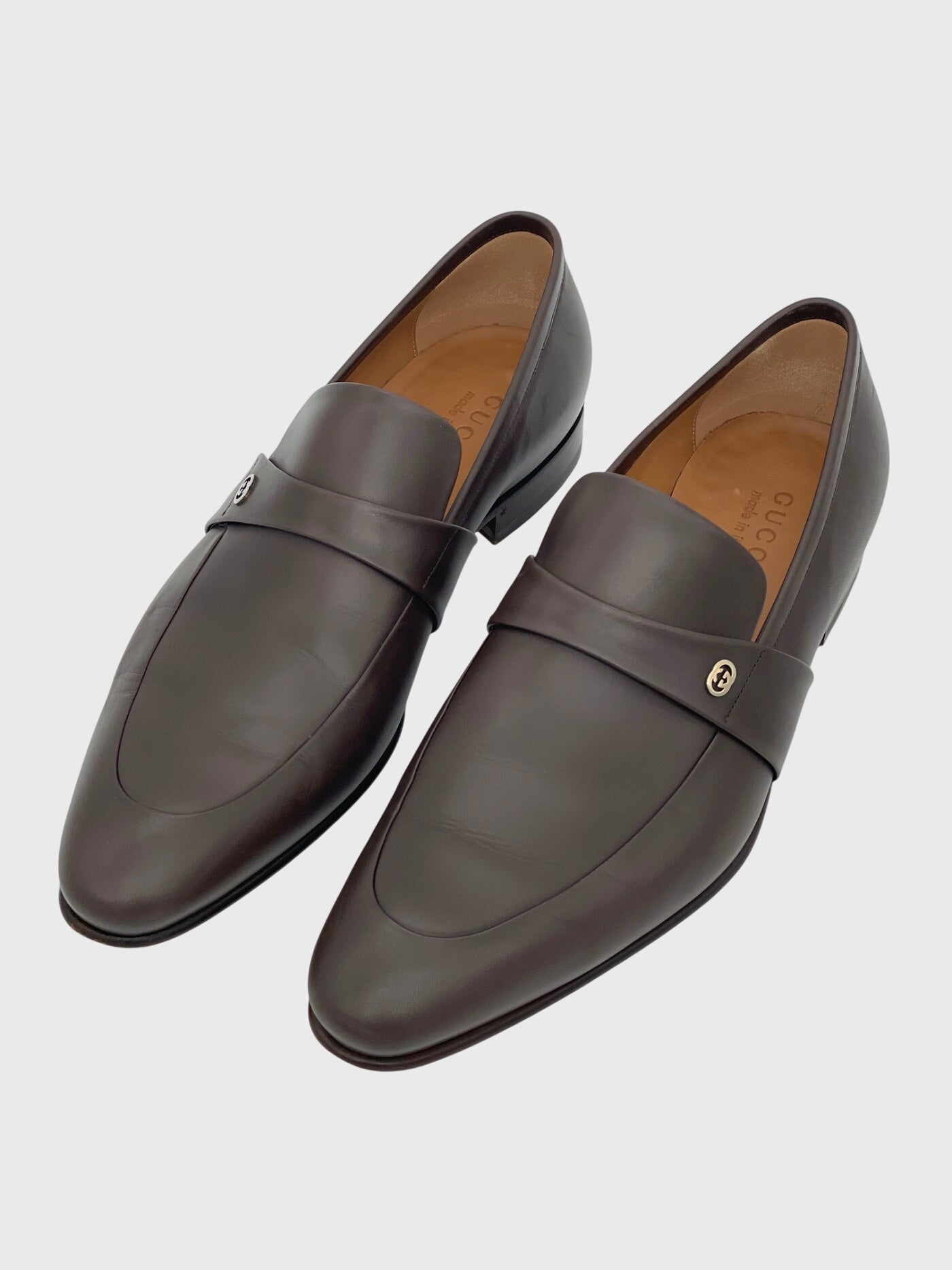 Gucci Interlocking G Loafer EU 43 Braun
