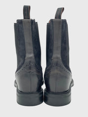 Santoni Brogue Chelsea EU 37 Schwarz