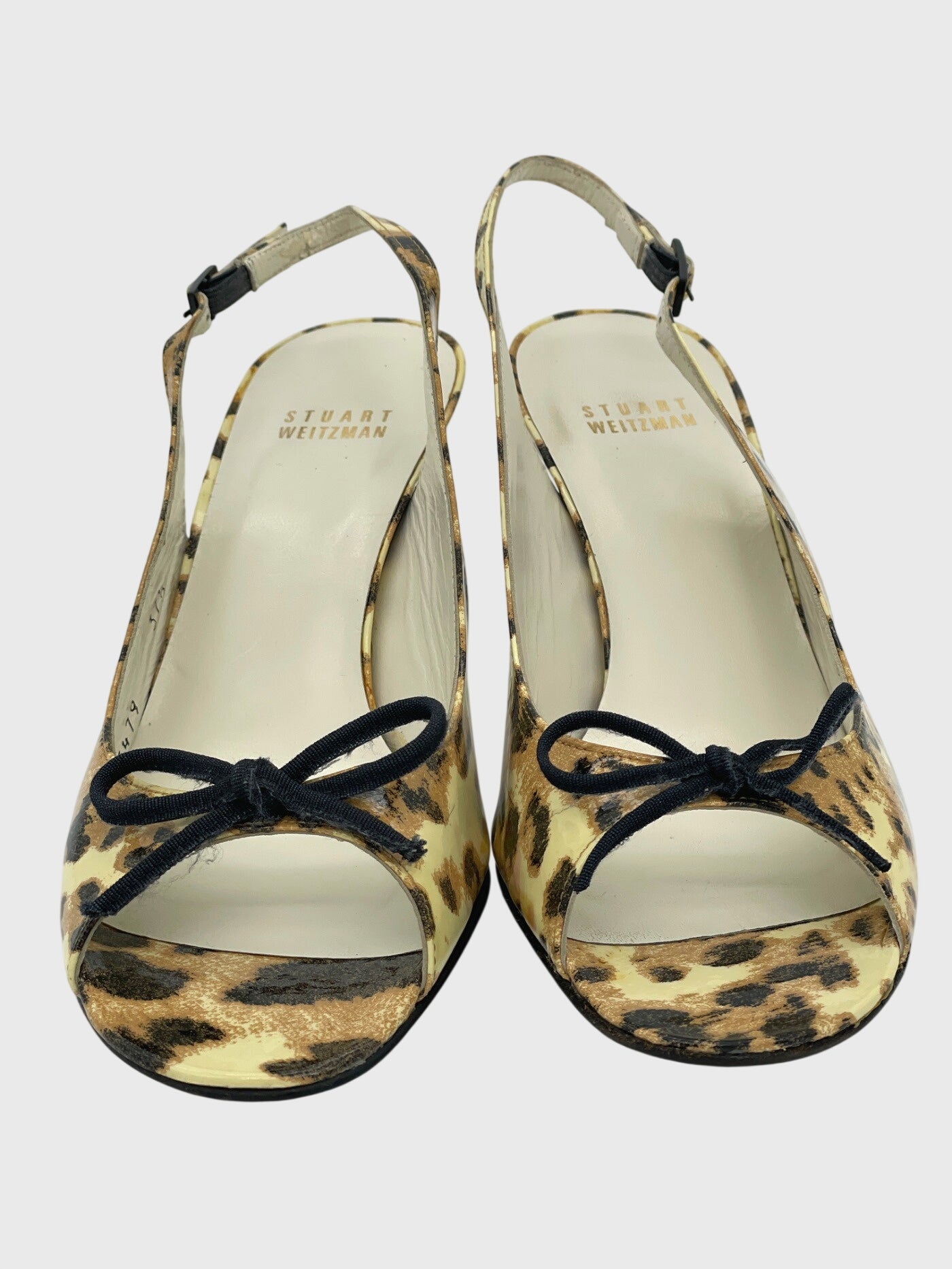 Stuart Weitzman Leopard Print Slingback EU 37.5 Mehrfarbig