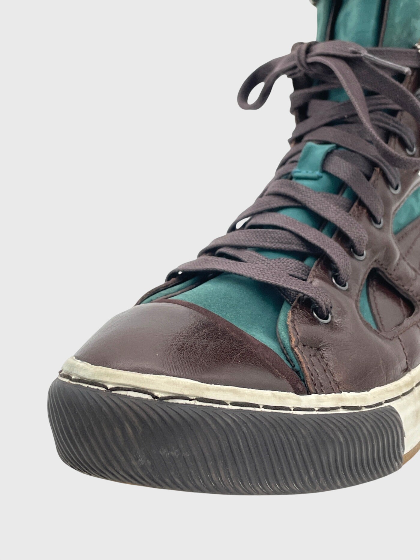Puma x Alexander McQueen Vulcan High Cut-Out High Top Sneaker EU 37 Mehrfarbig