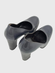 Gucci Round Toe Plateau Pump EU 36 Grau