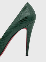 Christian Louboutin Very Privé 120 Plateau Pump EU 39.5 Grün