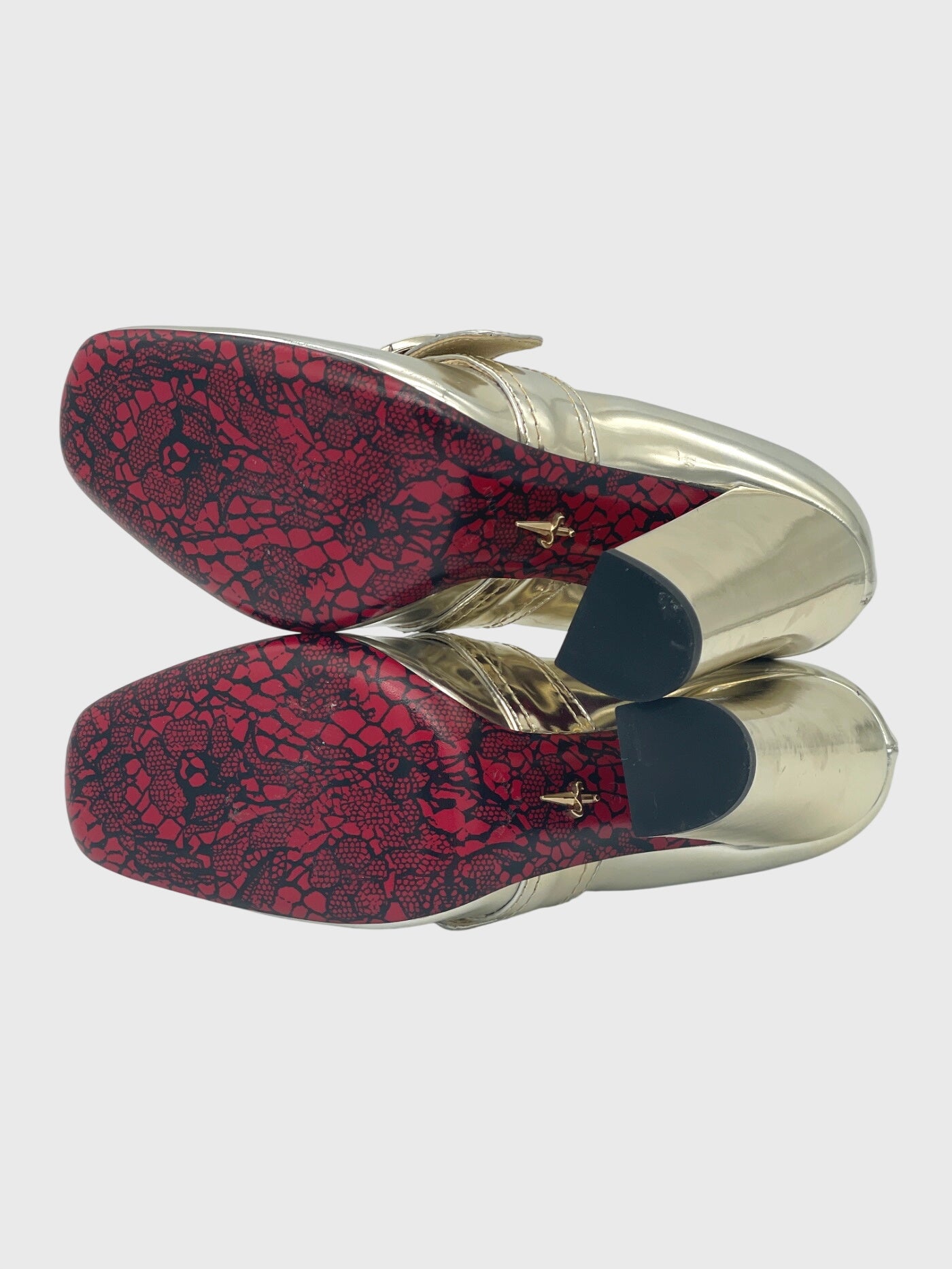 Cesare Paciotti Dagger Buckle Pump EU 39 Metallic - Image 8
