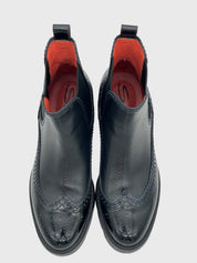 Santoni Brogue Chelsea EU 37 Schwarz