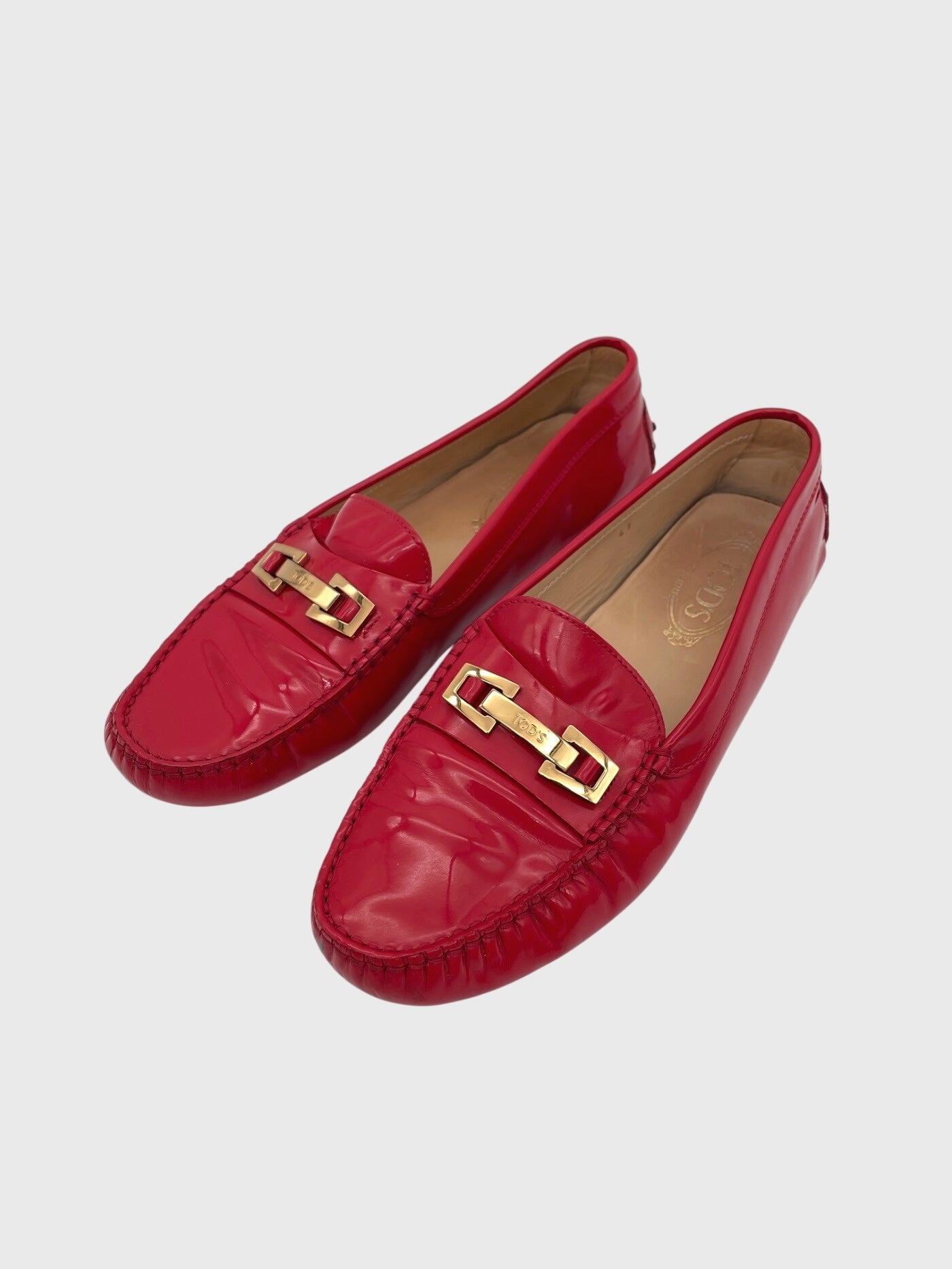 Tod's Gommino Mokassin EU 41 Rot