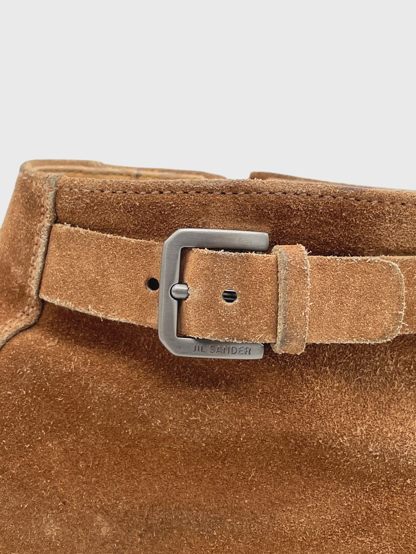 Jil Sander Suede Ankle Boot EU 41.5 Braun