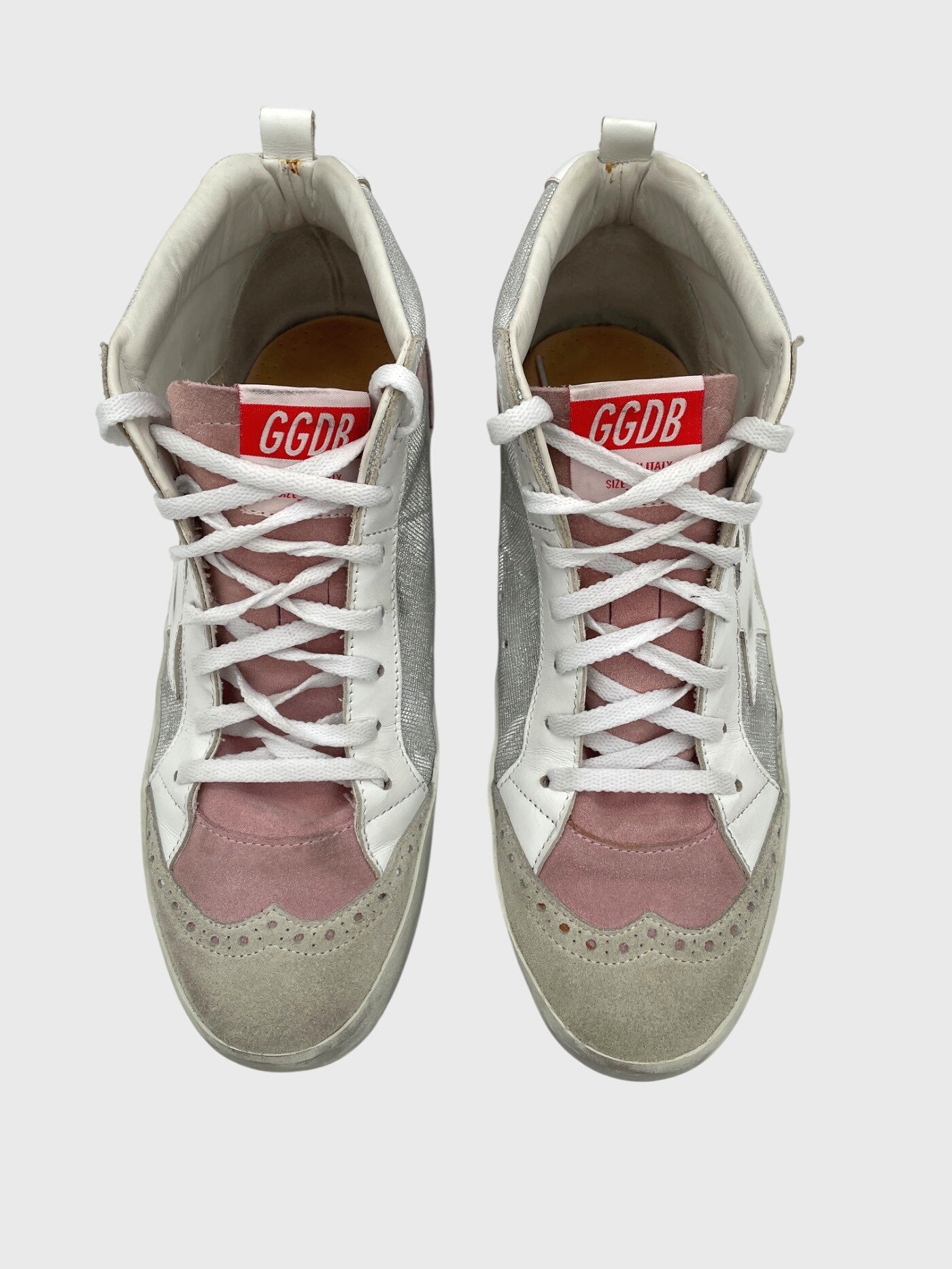Golden Goose Mid Star Low Top Sneaker EU 40 Metallic
