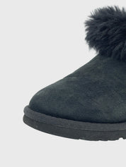 UGG Classic Ultra Mini Fluff Ankle Boot EU 36 Schwarz
