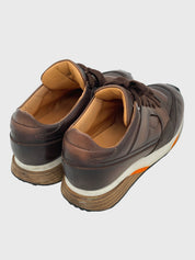 Santoni Enlight Low Top Sneaker EU 41.5 Braun