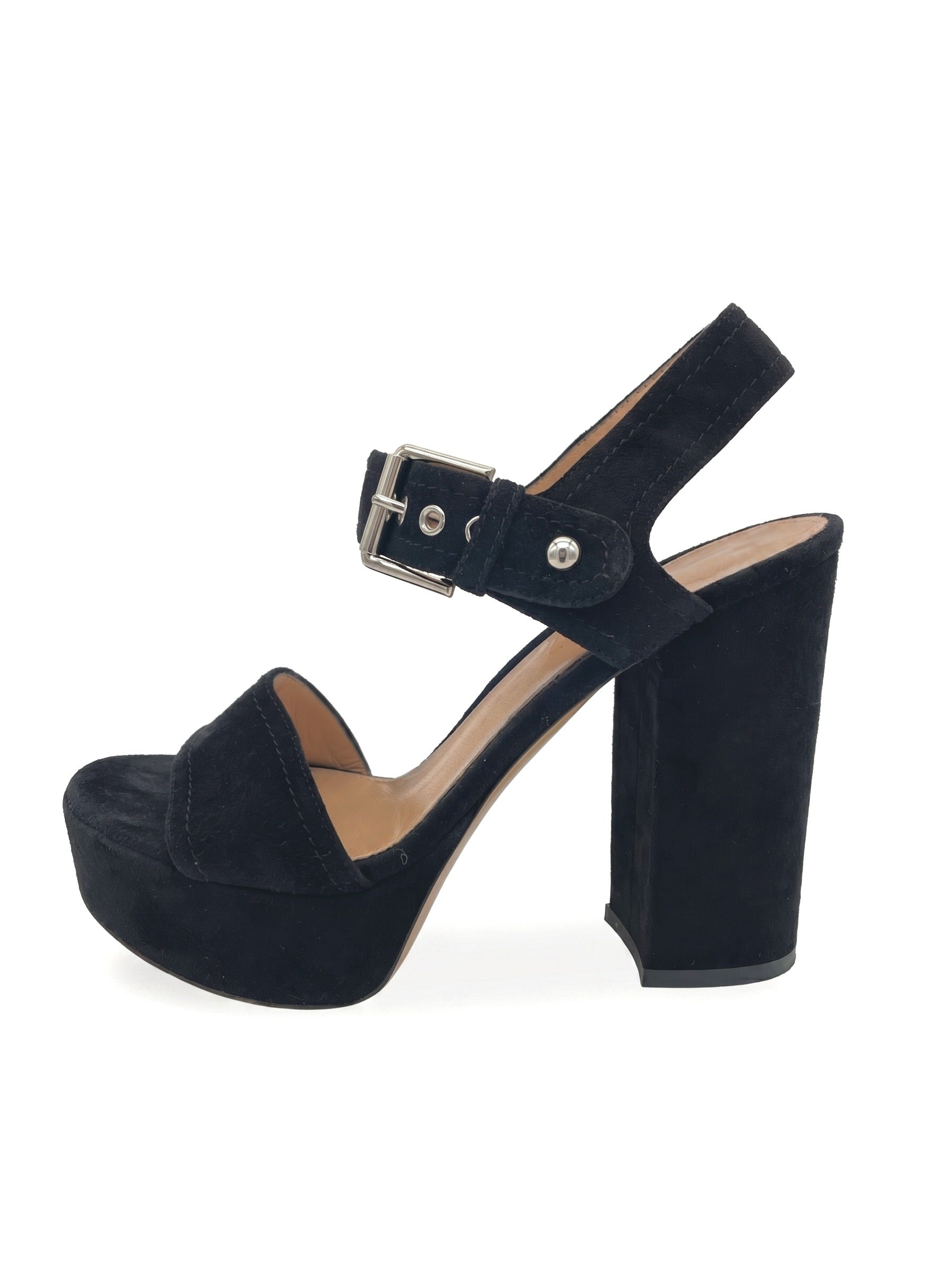Gianvito Rossi Gina Platform Sandale mit Absatz EU 36.5 Schwarz