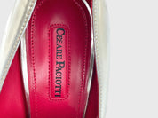 Cesare Paciotti Dagger Buckle Pump EU 39 Metallic - Image 9