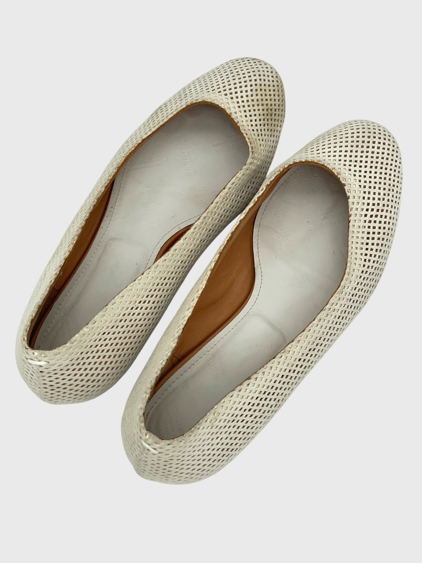 Maison Margiela Mesh Ballerina EU 38.5 Weiß - Image 4
