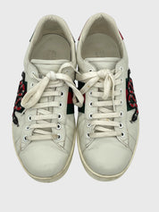 Gucci Ace Kingsnake Low Top Sneaker EU 41 Weiß
