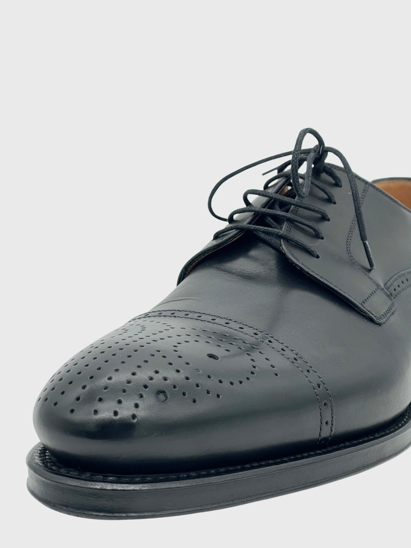 Gucci Brogue Derby EU 43 Schwarz