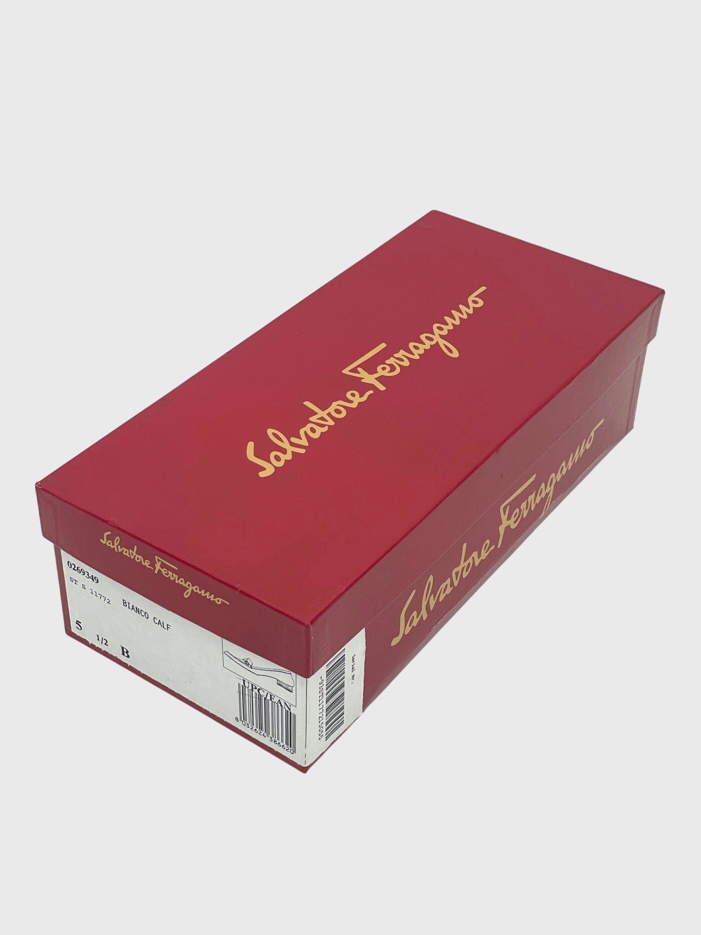 Salvatore Ferragamo Gancini Mokassin EU 36 Weiß