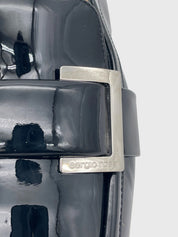 Sergio Rossi Lackleder Loafer EU 38.5 Schwarz