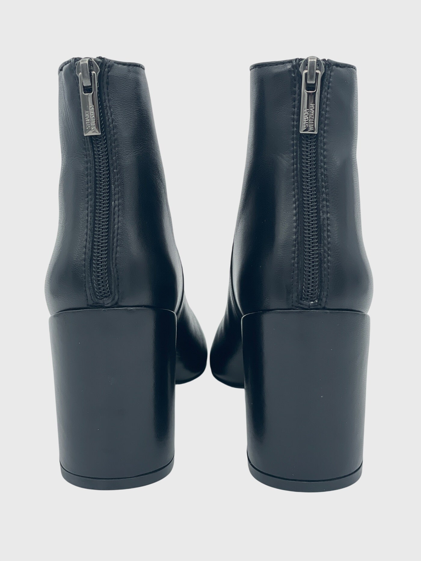 Stuart Weitzman Leder Ankle Boot EU 41 Schwarz