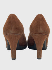 Stuart Weitzman Kiltie Studded Pump EU 38.5 Braun