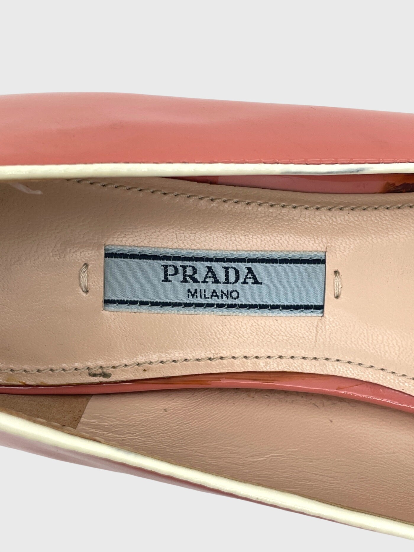Prada Vernice Loafer EU 38.5 Pink