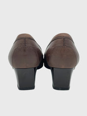 Tod's Fringed Studded Pump EU 38 Braun