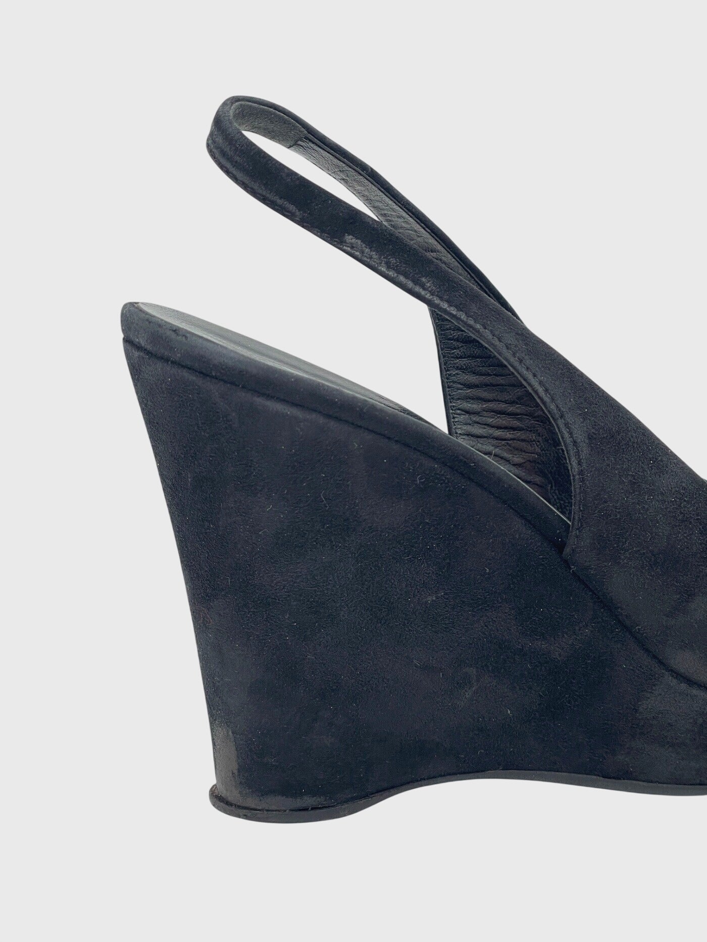 Jil Sander Wedge Slingback EU 38 Schwarz