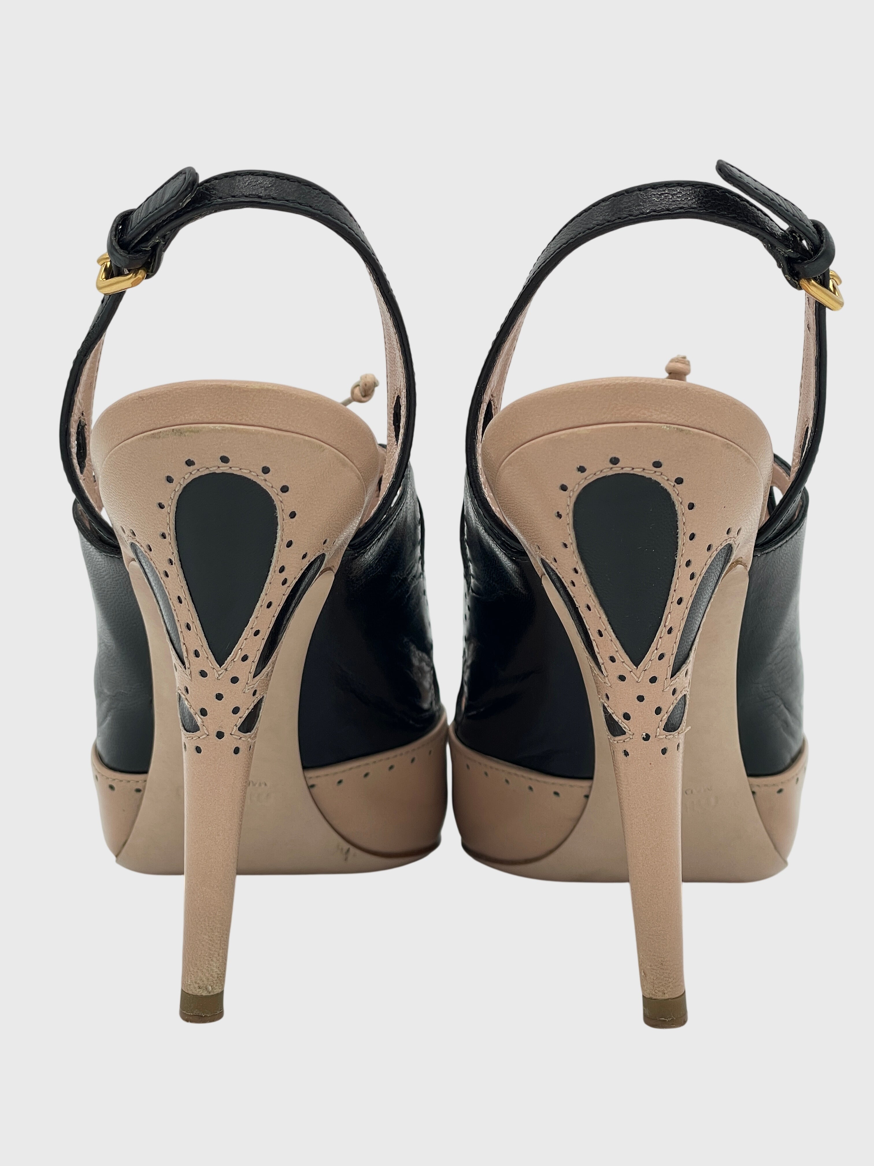 Miu Miu Cut-out Lace-up Sandale mit Absatz EU 38 Mehrfarbig - Image 7