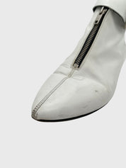 Isabel Marant Leder Ankle Boot EU 39 Weiß