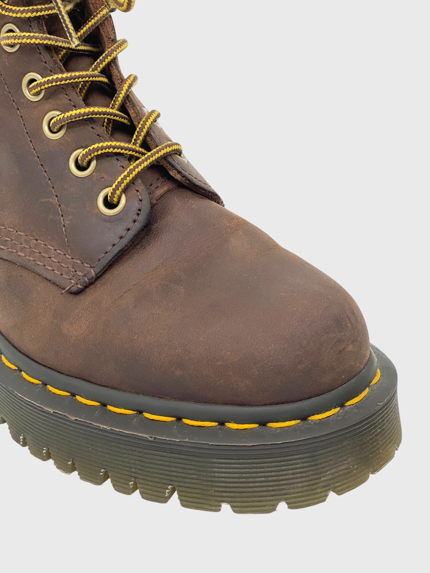 Dr. Martens 1460 crazy horse Combat Stiefel EU 38 Braun