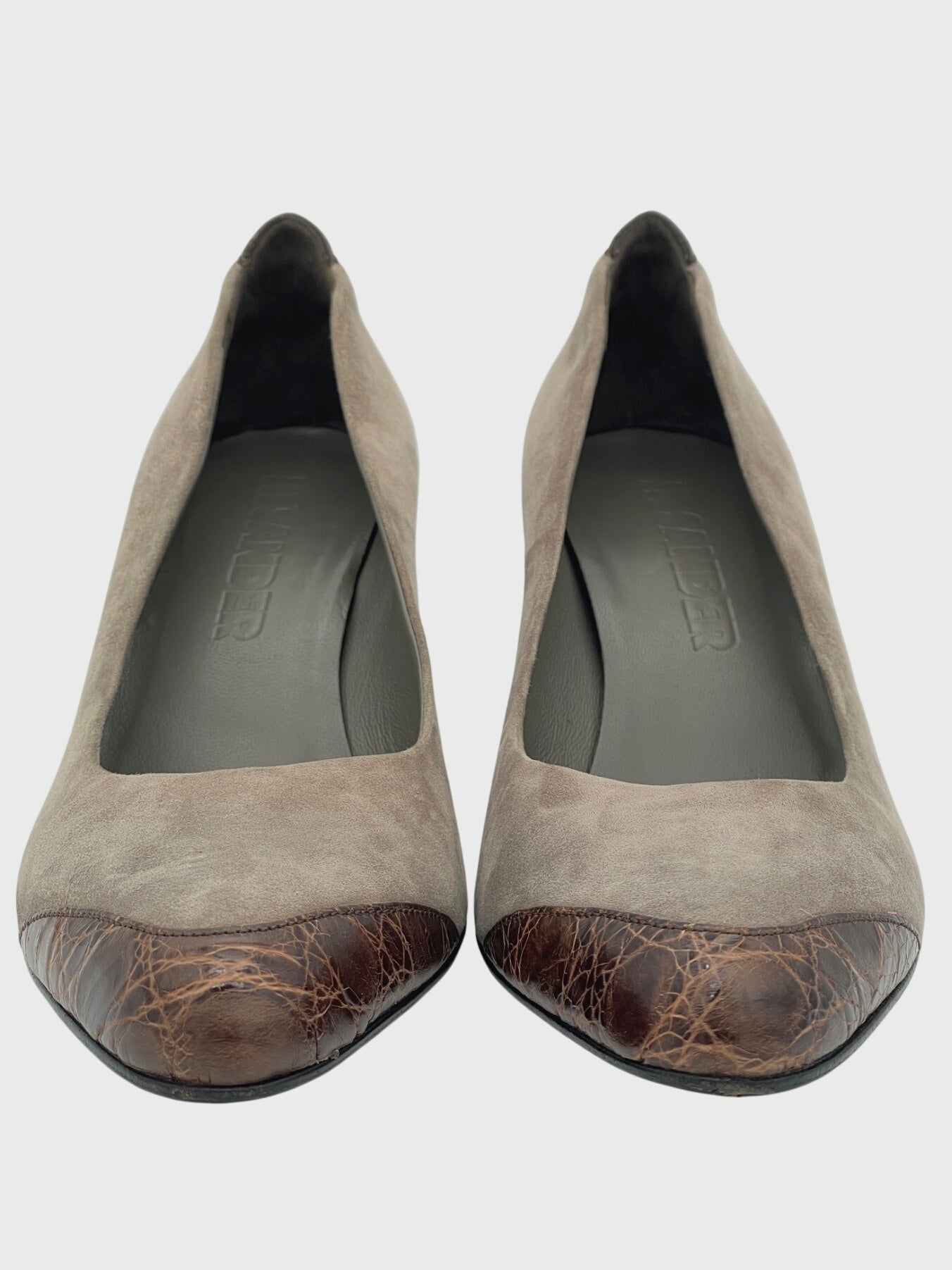 Jil Sander Suede Pump EU 39 Braun