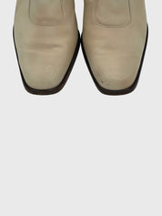 Bally Vintage Button Detail Pump EU 39 Beige