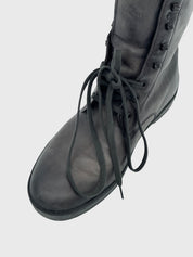 Tod's Gommino Combat Stiefel EU 41.5 Grau