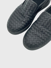 Bottega Veneta Intrecciato Slip-On Sneaker EU 41 Schwarz