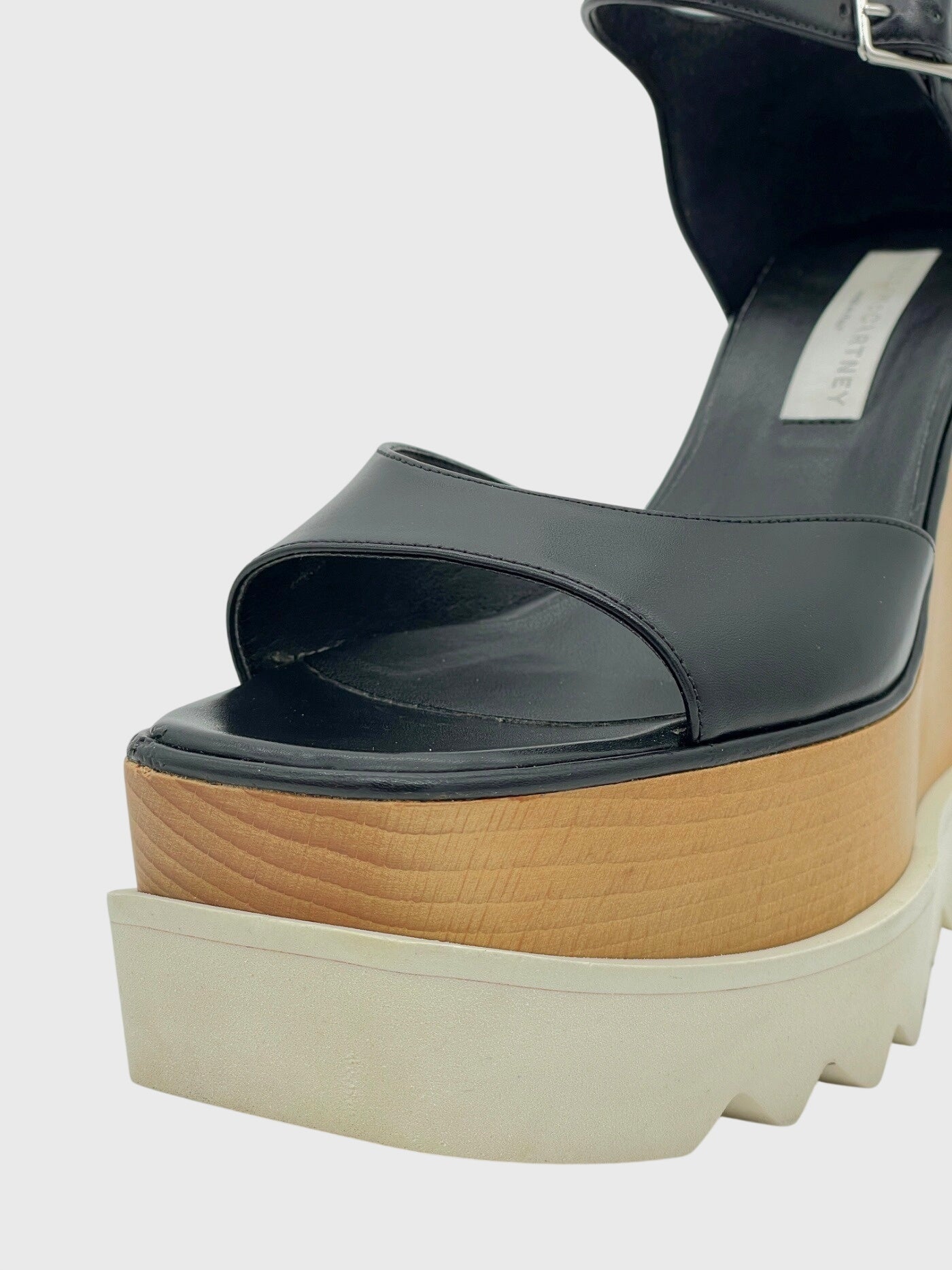 Stella McCartney Elyse Sandale mit Absatz EU 39 Schwarz