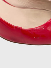 Miu Miu Pointed-Toe Patent Pump EU 37 Rot