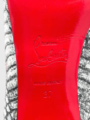 Christian Louboutin Very Prive Pump EU 37 Metallic