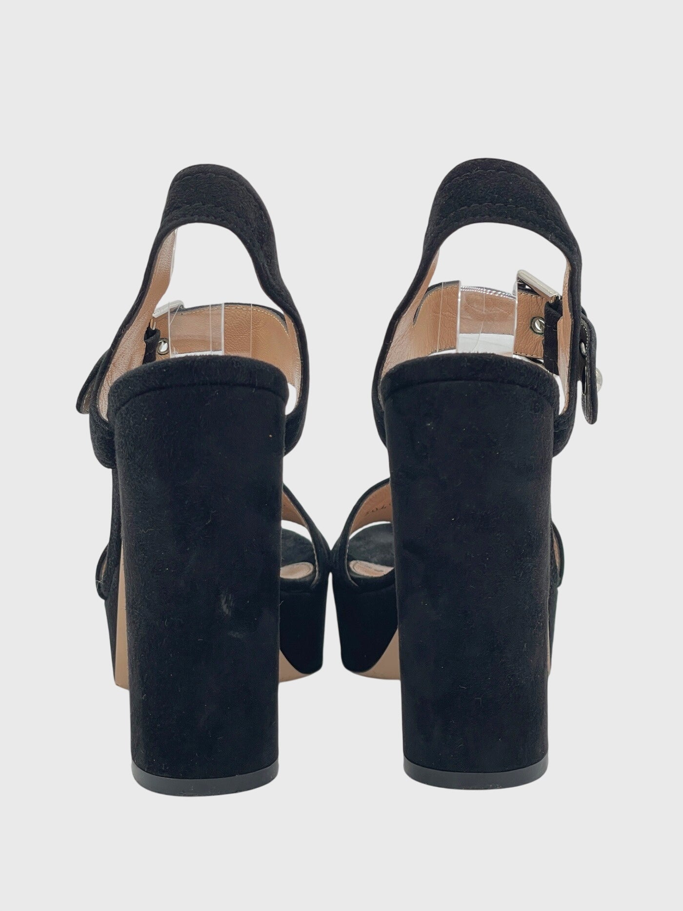Gianvito Rossi Gina Platform Sandale mit Absatz EU 36.5 Schwarz