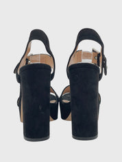 Gianvito Rossi Gina Platform Sandale mit Absatz EU 36.5 Schwarz
