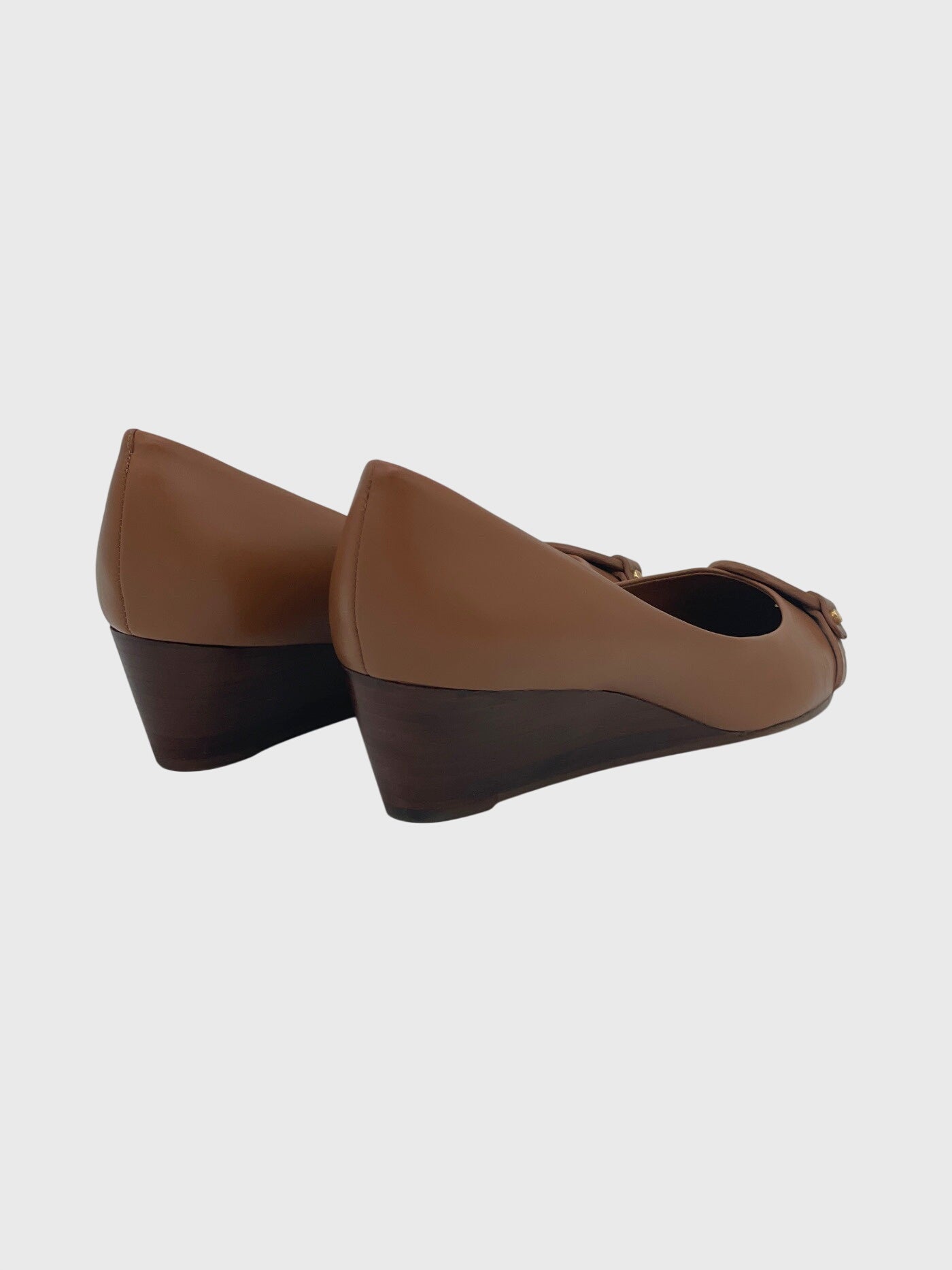Tory Burch Gabriel Wedge Pump EU 39 Braun - Image 4