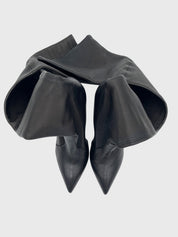 Casadei Blade Overknee Stiefel EU 40.5 Schwarz